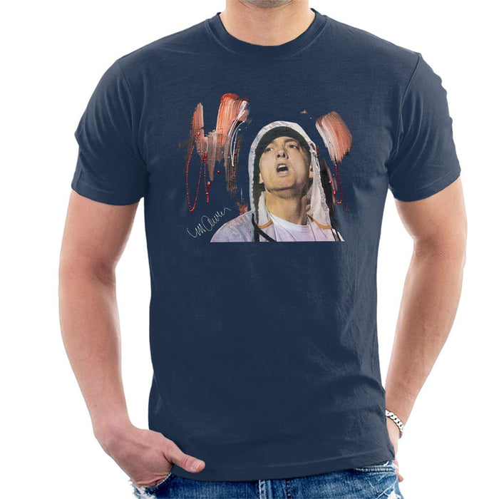 Sidney Maurer Original Portrait Of Eminem Mens T-Shirt - Mens T-Shirt