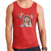 Sidney Maurer Original Portrait Of Eminem Mens Vest - Small / Red - Mens Vest