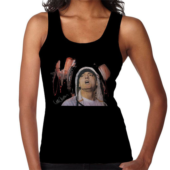 Sidney Maurer Original Portrait Of Eminem Womens Vest - Womens Vest