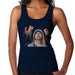 Sidney Maurer Original Portrait Of Eminem Womens Vest - Small / Navy Blue - Womens Vest