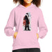 Sidney Maurer Original Portrait Of Frank Sinatra Side Shot Kids Hooded Sweatshirt - X-Small (3-4 yrs) / Light Pink - Kids Boys Hooded