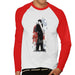 Sidney Maurer Original Portrait Of Frank Sinatra Side Shot Mens Baseball Long Sleeved T-Shirt - Mens Baseball Long Sleeved T-Shirt