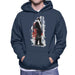 Sidney Maurer Original Portrait Of Frank Sinatra Side Shot Mens Hooded Sweatshirt - Mens Hooded Sweatshirt