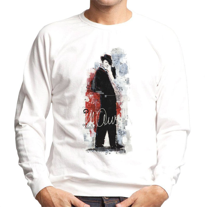 Sidney Maurer Original Portrait Of Frank Sinatra Side Shot Mens Sweatshirt - Mens Sweatshirt