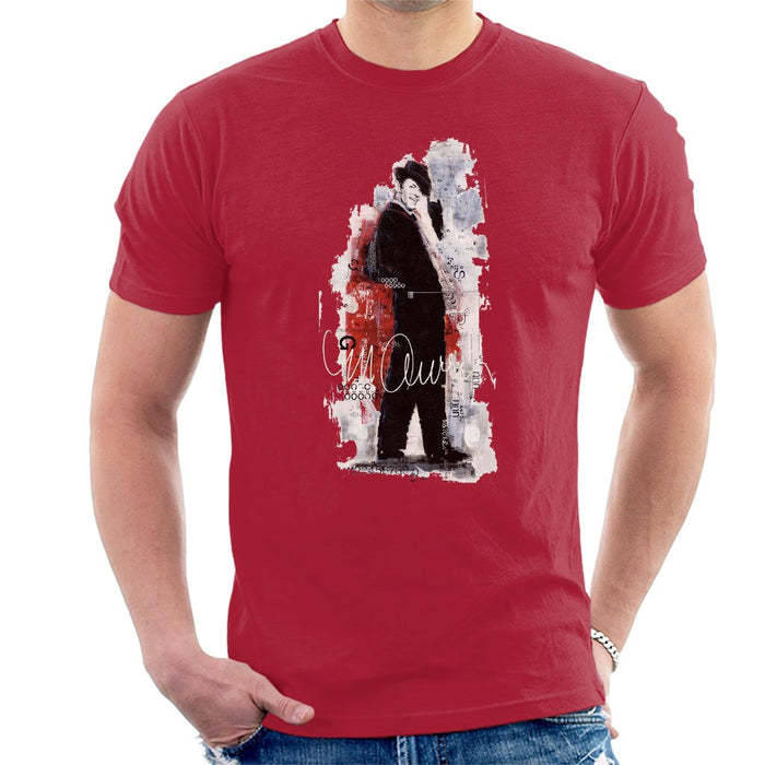 Sidney Maurer Original Portrait Of Frank Sinatra Side Shot Mens T-Shirt - Mens T-Shirt