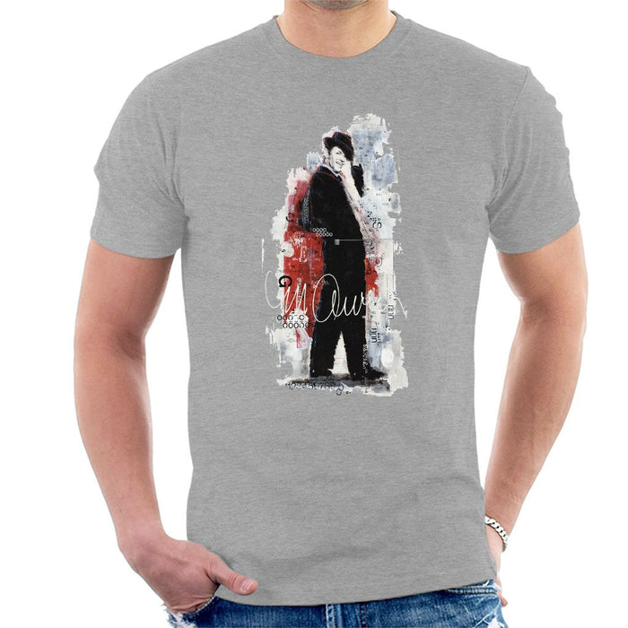 Sidney Maurer Original Portrait Of Frank Sinatra Side Shot Mens T-Shirt - Mens T-Shirt