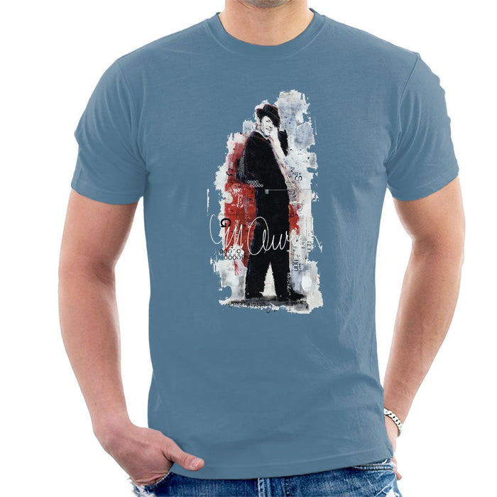 Sidney Maurer Original Portrait Of Frank Sinatra Side Shot Mens T-Shirt - Mens T-Shirt
