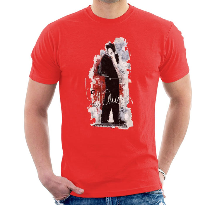 Sidney Maurer Original Portrait Of Frank Sinatra Side Shot Mens T-Shirt - Mens T-Shirt