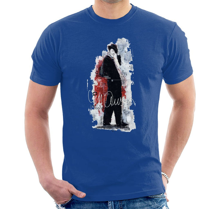 Sidney Maurer Original Portrait Of Frank Sinatra Side Shot Mens T-Shirt - Mens T-Shirt