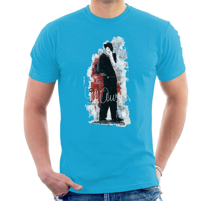 Sidney Maurer Original Portrait Of Frank Sinatra Side Shot Mens T-Shirt - Mens T-Shirt