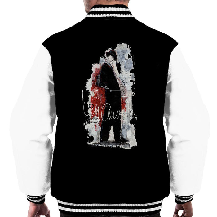Sidney Maurer Original Portrait Of Frank Sinatra Side Shot Mens Varsity Jacket - Mens Varsity Jacket