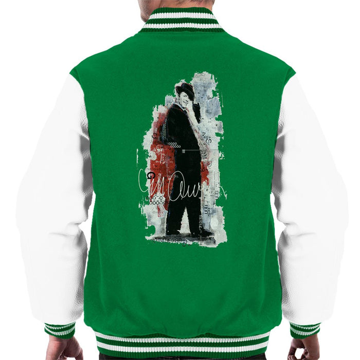 Sidney Maurer Original Portrait Of Frank Sinatra Side Shot Mens Varsity Jacket - Mens Varsity Jacket