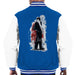 Sidney Maurer Original Portrait Of Frank Sinatra Side Shot Mens Varsity Jacket - Small / Royal/White - Mens Varsity Jacket