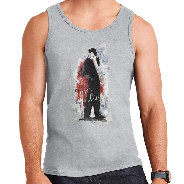 Sidney Maurer Original Portrait Of Frank Sinatra Side Shot Mens Vest - Mens Vest