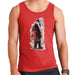 Sidney Maurer Original Portrait Of Frank Sinatra Side Shot Mens Vest - Small / Red - Mens Vest