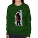Sidney Maurer Original Portrait Of Frank Sinatra Side Shot Womens Sweatshirt - Womens Sweatshirt