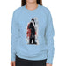 Sidney Maurer Original Portrait Of Frank Sinatra Side Shot Womens Sweatshirt - Womens Sweatshirt