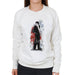 Sidney Maurer Original Portrait Of Frank Sinatra Side Shot Womens Sweatshirt - Womens Sweatshirt