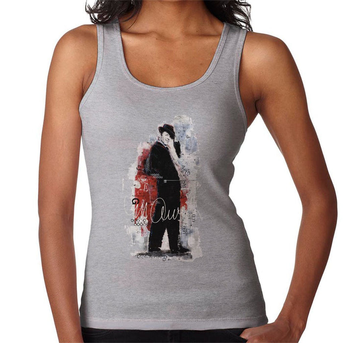 Sidney Maurer Original Portrait Of Frank Sinatra Side Shot Womens Vest - Womens Vest