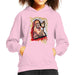 Sidney Maurer Original Portrait Of Hulk Hogan Kids Hooded Sweatshirt - X-Small (3-4 yrs) / Light Pink - Kids Boys Hooded Sweatshirt
