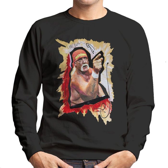 Sidney Maurer Original Portrait Of Hulk Hogan Mens Sweatshirt - Mens Sweatshirt