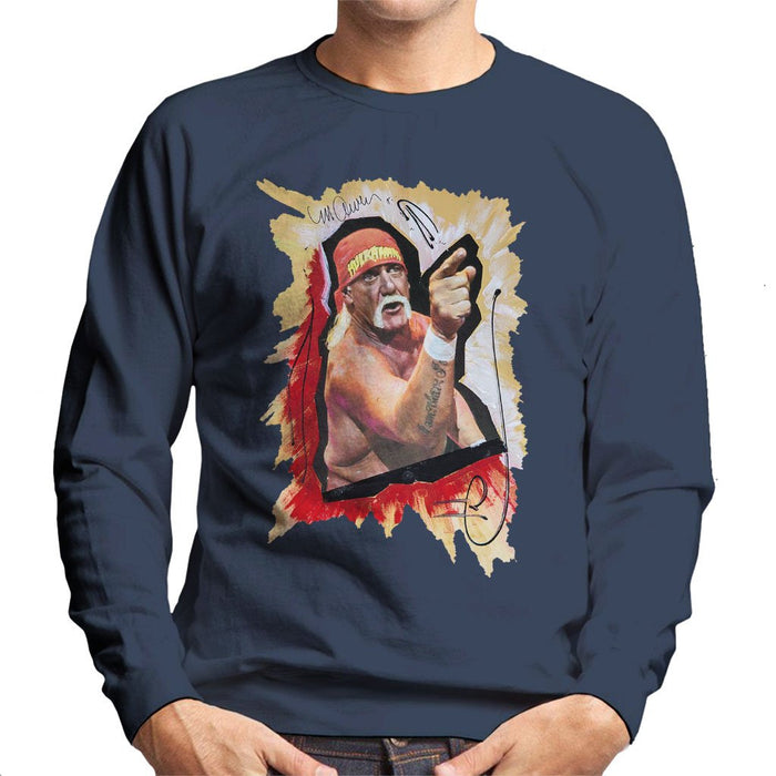 Sidney Maurer Original Portrait Of Hulk Hogan Mens Sweatshirt - Mens Sweatshirt