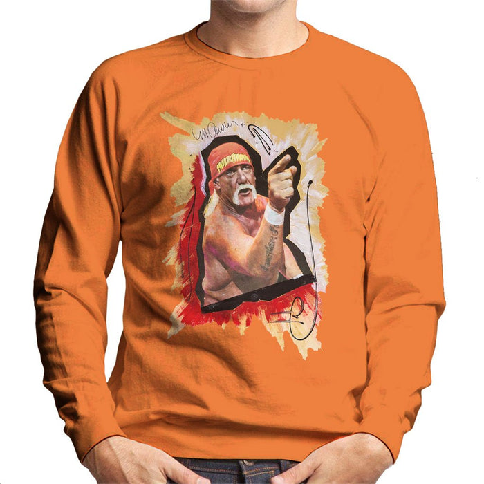 Sidney Maurer Original Portrait Of Hulk Hogan Mens Sweatshirt - Mens Sweatshirt