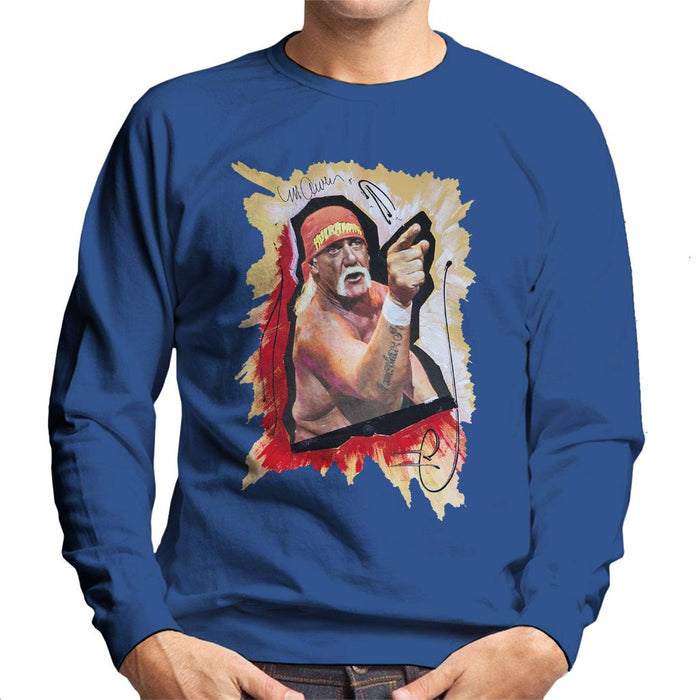 Sidney Maurer Original Portrait Of Hulk Hogan Mens Sweatshirt - Mens Sweatshirt