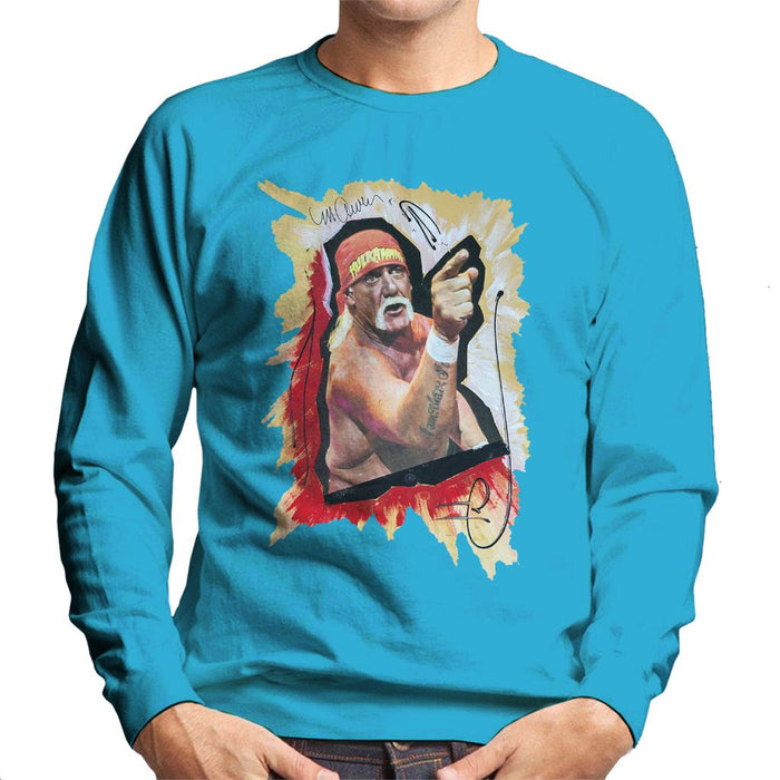 Sidney Maurer Original Portrait Of Hulk Hogan Mens Sweatshirt - Mens Sweatshirt