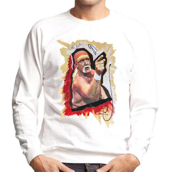 Sidney Maurer Original Portrait Of Hulk Hogan Mens Sweatshirt - Mens Sweatshirt