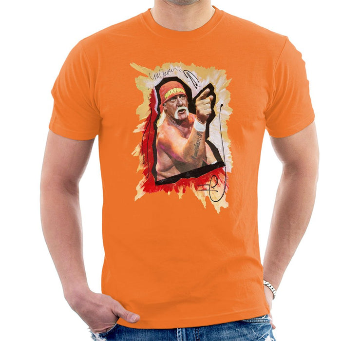 Sidney Maurer Original Portrait Of Hulk Hogan Mens T-Shirt - Mens T-Shirt