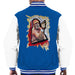 Sidney Maurer Original Portrait Of Hulk Hogan Mens Varsity Jacket - Small / Royal/White - Mens Varsity Jacket