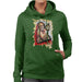 Sidney Maurer Original Portrait Of Hulk Hogan Womens Hooded Sweatshirt - Womens Hooded Sweatshirt