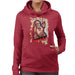 Sidney Maurer Original Portrait Of Hulk Hogan Womens Hooded Sweatshirt - Womens Hooded Sweatshirt