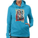 Sidney Maurer Original Portrait Of Hulk Hogan Womens Hooded Sweatshirt - Womens Hooded Sweatshirt