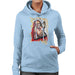 Sidney Maurer Original Portrait Of Hulk Hogan Womens Hooded Sweatshirt - Womens Hooded Sweatshirt