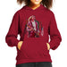 Sidney Maurer Original Portrait Of Kurt Cobain Guitar Kids Hooded Sweatshirt - Kids Boys Hooded Sweatshirt