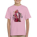 Sidney Maurer Original Portrait Of Kurt Cobain Guitar Kids T-Shirt - X-Small (3-4 yrs) / Light Pink - Kids Boys T-Shirt