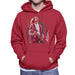 Sidney Maurer Original Portrait Of Kurt Cobain Guitar Mens Hooded Sweatshirt - Mens Hooded Sweatshirt