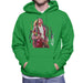 Sidney Maurer Original Portrait Of Kurt Cobain Guitar Mens Hooded Sweatshirt - Mens Hooded Sweatshirt