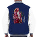 Sidney Maurer Original Portrait Of Kurt Cobain Guitar Mens Varsity Jacket - Mens Varsity Jacket