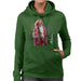 Sidney Maurer Original Portrait Of Kurt Cobain Guitar Womens Hooded Sweatshirt - Womens Hooded Sweatshirt