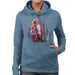 Sidney Maurer Original Portrait Of Kurt Cobain Guitar Womens Hooded Sweatshirt - Womens Hooded Sweatshirt