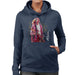 Sidney Maurer Original Portrait Of Kurt Cobain Guitar Womens Hooded Sweatshirt - Womens Hooded Sweatshirt