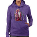 Sidney Maurer Original Portrait Of Kurt Cobain Guitar Womens Hooded Sweatshirt - Womens Hooded Sweatshirt