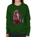 Sidney Maurer Original Portrait Of Kurt Cobain Guitar Womens Sweatshirt - Womens Sweatshirt