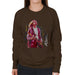 Sidney Maurer Original Portrait Of Kurt Cobain Guitar Womens Sweatshirt - Womens Sweatshirt