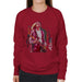 Sidney Maurer Original Portrait Of Kurt Cobain Guitar Womens Sweatshirt - Womens Sweatshirt