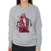 Sidney Maurer Original Portrait Of Kurt Cobain Guitar Womens Sweatshirt - Womens Sweatshirt
