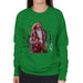 Sidney Maurer Original Portrait Of Kurt Cobain Guitar Womens Sweatshirt - Womens Sweatshirt